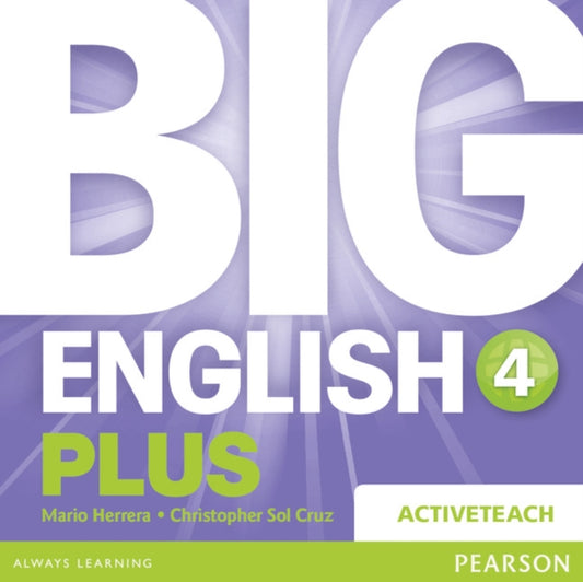 Book cover of: Big English Plus American Edition 4 Active Teach CD. By: Mario Herrera