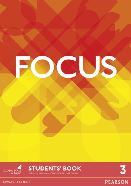 Book cover of: Focus BrE 3 Student's Book. By: Vaughan Jones