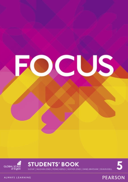 Book cover of: Focus BrE 5 Student's Book. By: Vaughan Jones