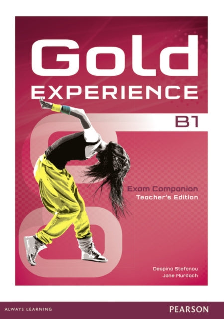 Book cover of: Gold Experience B1 Companion (Teacher's edition) for Greece. By: Despina Stefanou