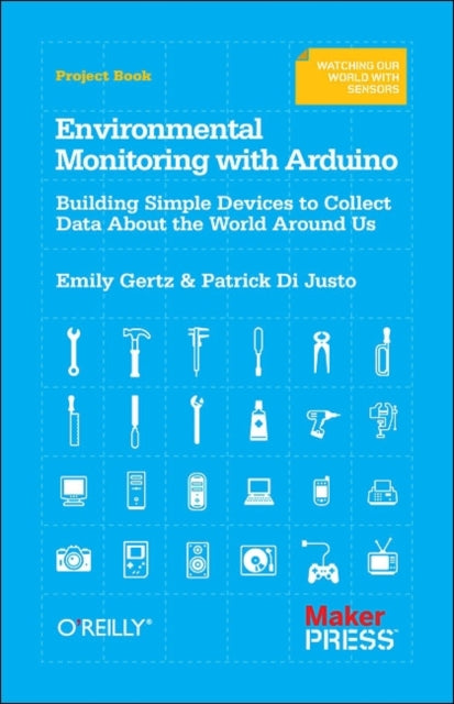Book cover of: Environmental Monitoring with Arduino