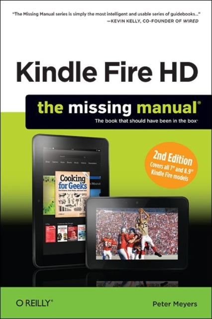 Book cover of: Kindle Fire: The Missing Manual. By: Peter Meyers