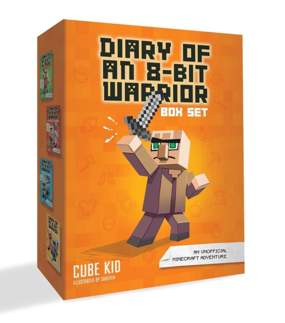 Book cover of: Diary of an 8-Bit Warrior  Box Set Volume 1-4. By: Cube Cube Kid