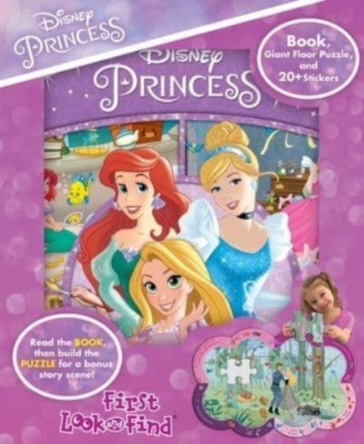 Book cover of: Disney Princess: First Look and Find and Shaped Puzzle Princess Jewels Box Set. By: PI Kids