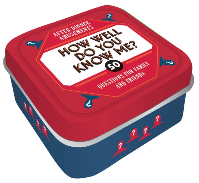 Book cover of: After Dinner Amusements: How Well Do You Know Me?. By: Chronicle Books Staff