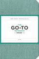 Book cover of: Go-To Notebook with Mohawk Paper, Sage Blue Blank