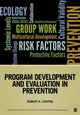 Book cover of: Program Development and Evaluation in Prevention