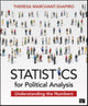 Book cover of: Statistics for Political Analysis. By: Theresa Marchant-Shapiro