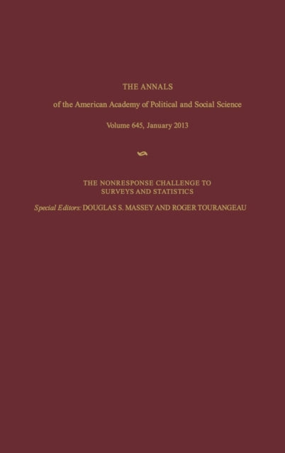 Book cover of: Nonresponse Challenge to Surveys and Statistics. By: Douglas S. Massey