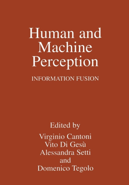 Book cover of: Human and Machine Perception. By: Virginio Cantoni