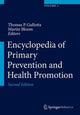Book cover of: Encyclopedia of Primary Prevention and Health Promotion. By: Thomas P. Gullotta