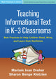 Book cover of: Teaching Informational Text in K-3 Classrooms. By: Mariam Jean Dreher