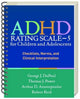 Book cover of: ADHD Rating Scalea€”5 for Children and Adolescents, Revised Edition, (Wire-Bound Paperback). By: George J. DuPaul
