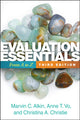 Book cover of: Evaluation Essentials, Third Edition. By: Marvin C. Alkin