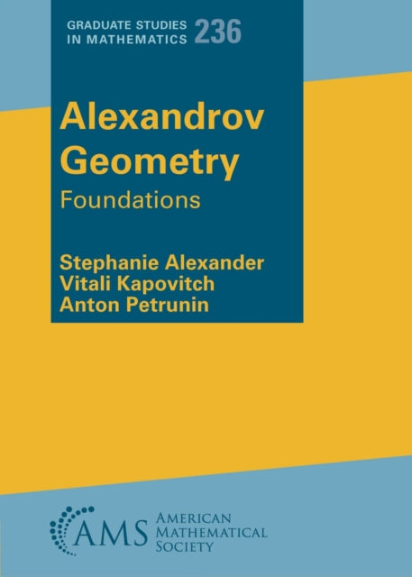 Book cover of: Alexandrov Geometry