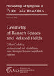 Book cover of: Geometry of Banach Spaces and Related Fields. By: Gilles Godefroy