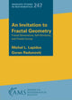 Book cover of: Invitation to Fractal Geometry. By: Michel L. Lapidus