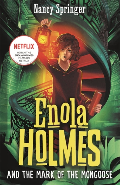Book cover of: Enola Holmes and the Mark of the Mongoose (Book 9). By: Nancy Springer
