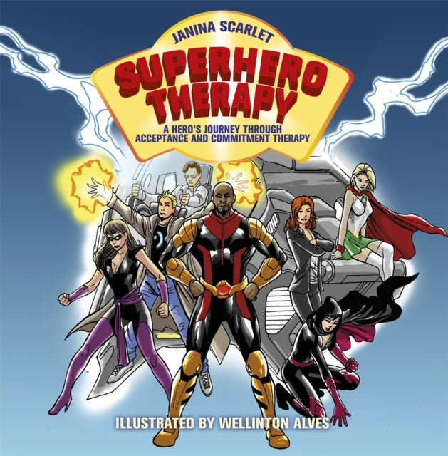 Book cover of: Superhero Therapy. By: Janina Scarlet