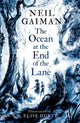 Book cover of: Ocean at the End of the Lane. By: Neil Gaiman