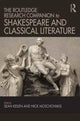 Book cover of: Routledge Research Companion to Shakespeare and Classical Literature. By: Sean Keilen