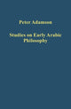 Book cover of: Studies on Early Arabic Philosophy. By: Peter Adamson