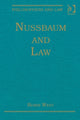Book cover of: Nussbaum and Law. By: Robin West