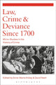 Book cover of: Law, Crime and Deviance since 1700. By: Nash, David