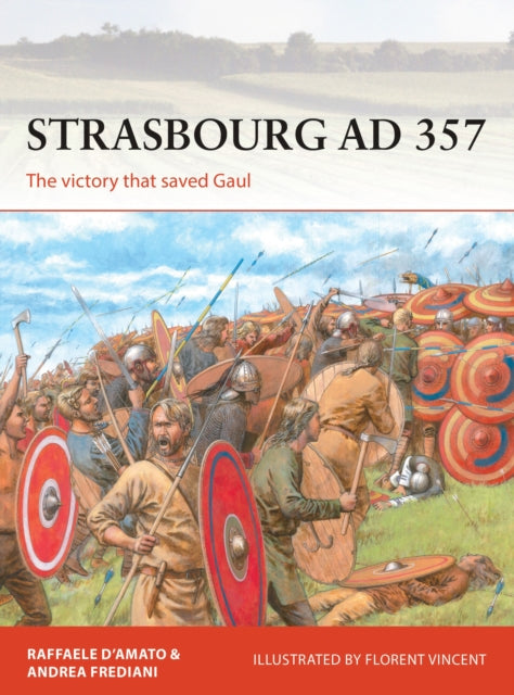 Book cover of: Strasbourg AD 357. By: Raffaele D'Amato