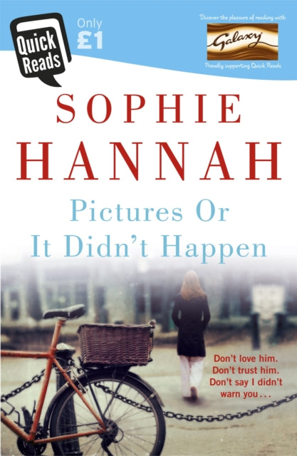Book cover of: Pictures Or It Didn't Happen. By: Sophie Hannah