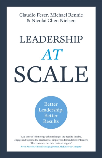 Book cover of: Leadership At Scale. By: Claudio Feser