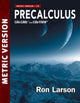Precalculus Metric Version 9781473788176 Ron Larson