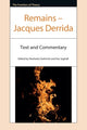Book cover of: Remains   Jacques Derrida