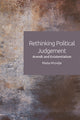 Book cover of: Rethinking Political Judgement. By: Masa Mrovlje