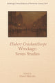Book cover of: Hubert Crackanthorpe, Wreckage: Seven Studies. By: David Malcolm
