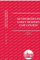 Book cover of: Authorities in Early Modern Law Courts. By: Guido Rossi