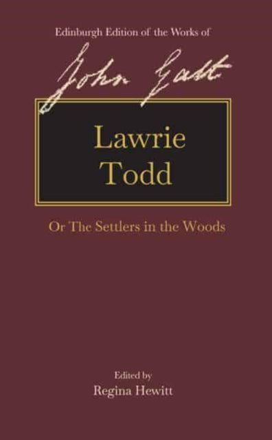 Book cover of: Lawrie Todd. By: John Galt