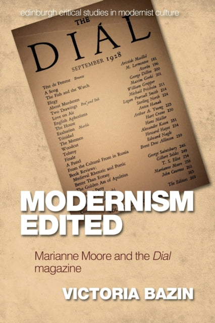 Book cover of: Modernism Edited. By: Victoria Bazin