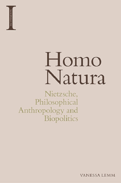 Book cover of: Homo Natura. By: Vanessa Lemm
