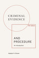 Book cover of: Criminal Evidence and Procedure: an Introduction. By: Alastair Brown