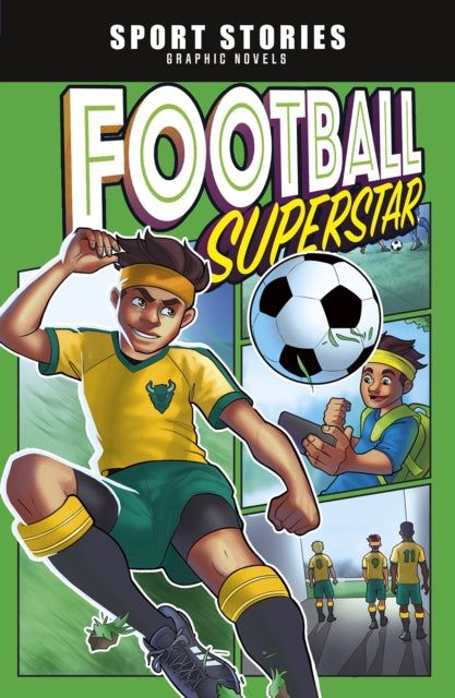 Book cover of: Football Superstar!. By: Jake Maddox