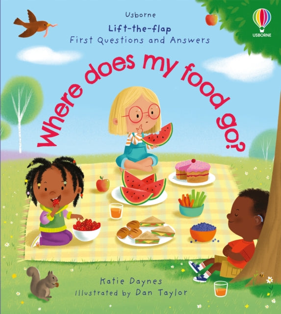 Book cover of: First Questions and Answers: Where does my food go?. By: Katie Daynes