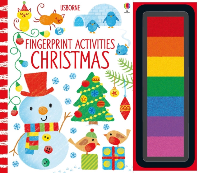 Book cover of: Fingerprint Activities Christmas. By: WATT, FIONA