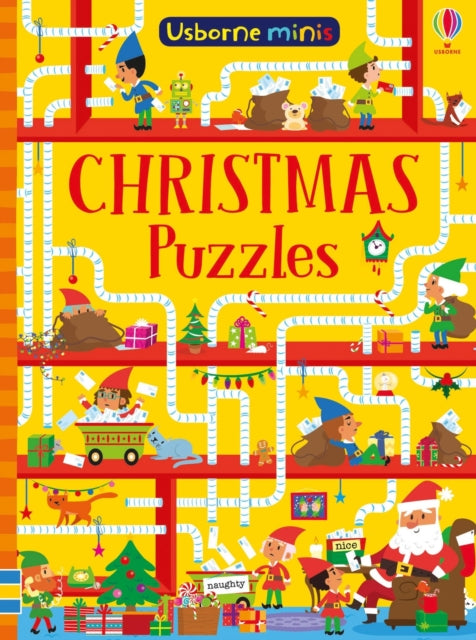 Book cover of: Christmas Puzzles. By: Simon Tudhope