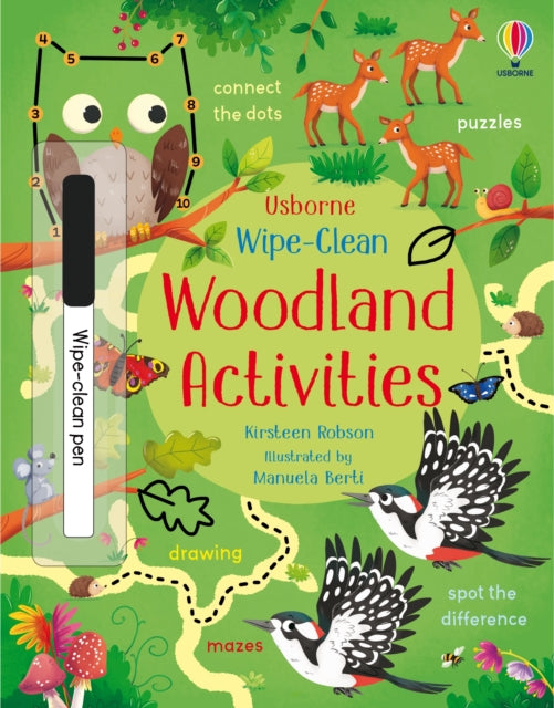 Book cover of: Wipe-Clean Woodland Activities