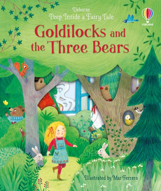 Book cover of: Peep Inside a Fairy Tale Goldilocks and the Three Bears. By: Anna Milbourne