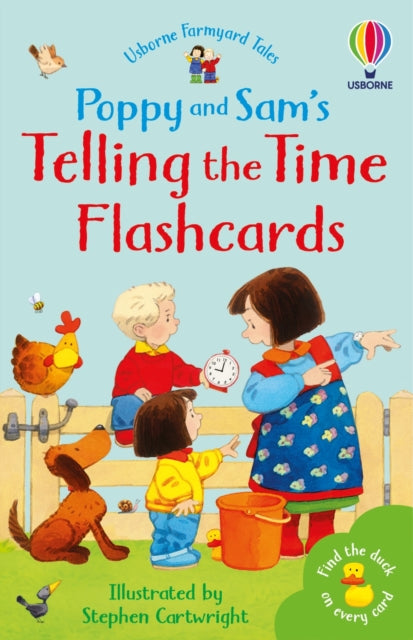 Book cover of: Poppy and Sam's Telling the Time Flashcards