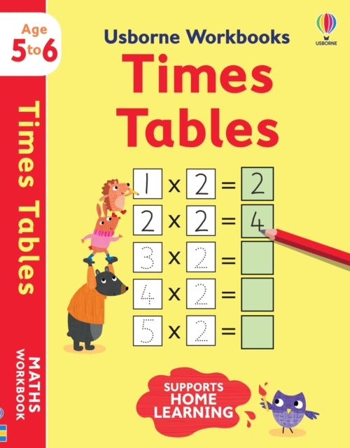 Book cover of: Usborne Workbooks Times tables 5-6