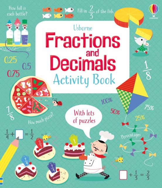 Book cover of: Fractions and Decimals Activity Book