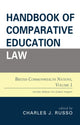 Book cover of: Handbook of Comparative Education Law. By: Charles J. Russo